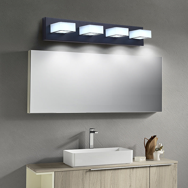 Black LED Modern Vanity Light - Bathroom | Siljoy