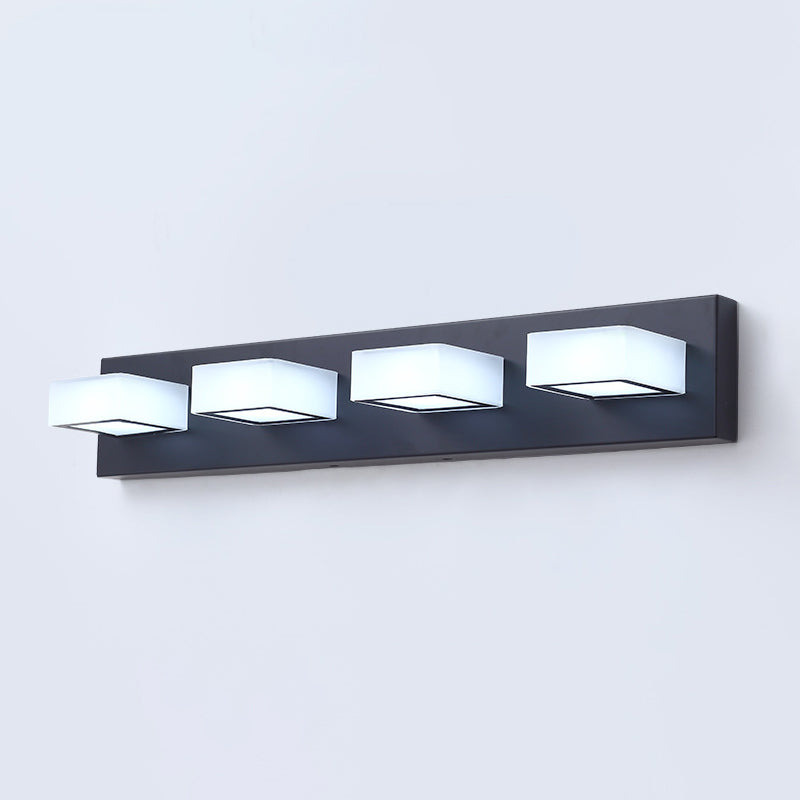 Black LED Modern Vanity Light | Siljoy