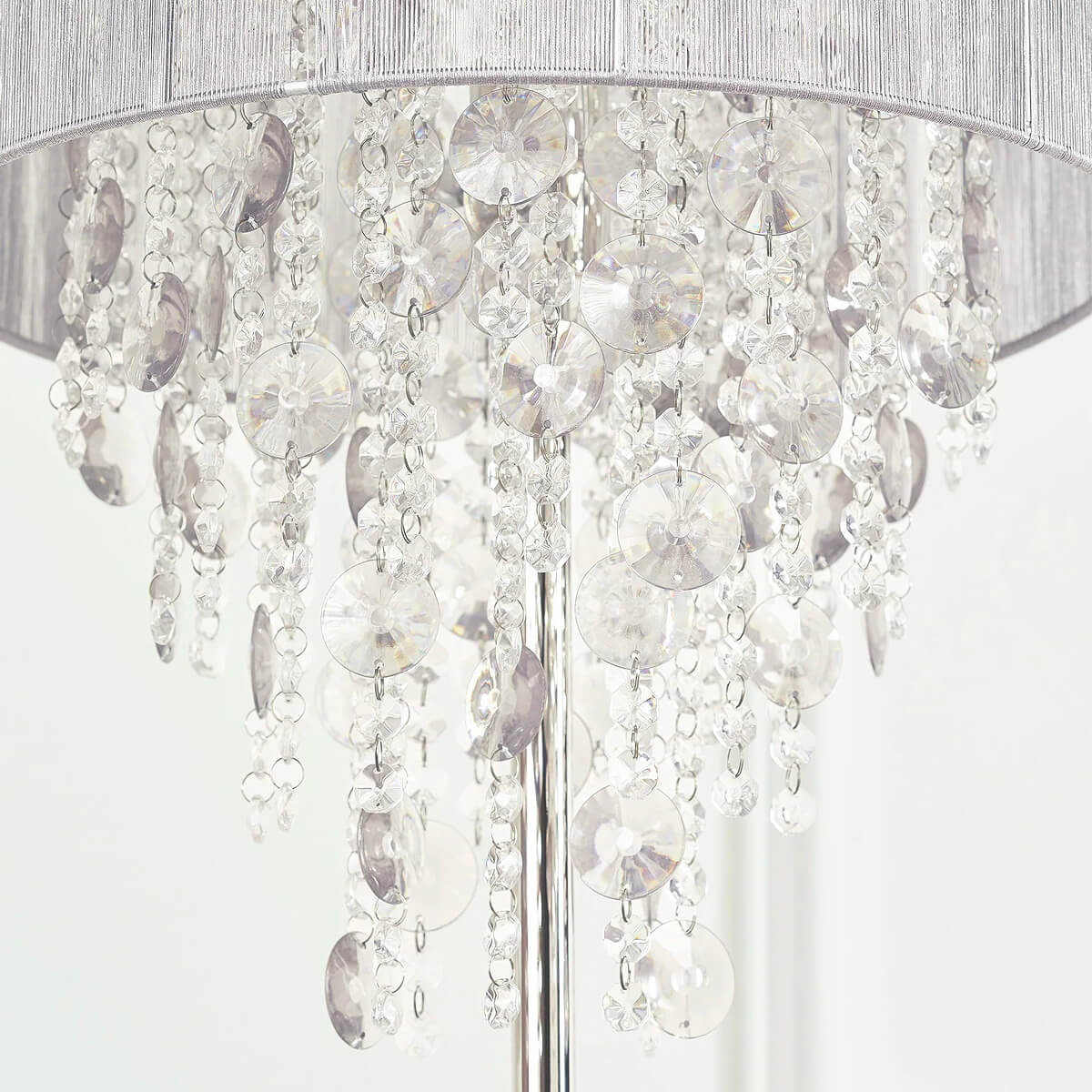 Floor lamp-crystal-light-luxury-Nordic-living-room-sofa-standing-lamp-texture1 | Siljoy