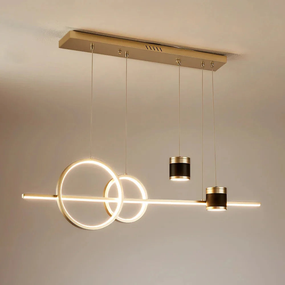 Geometric Linear Dining Room Chandelier-Sofary Lighting