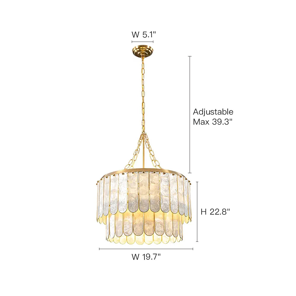 close-up-of-madelyn-modern-round-faceted-capiz-chandelier-ch447-20250801-sofary-lighting