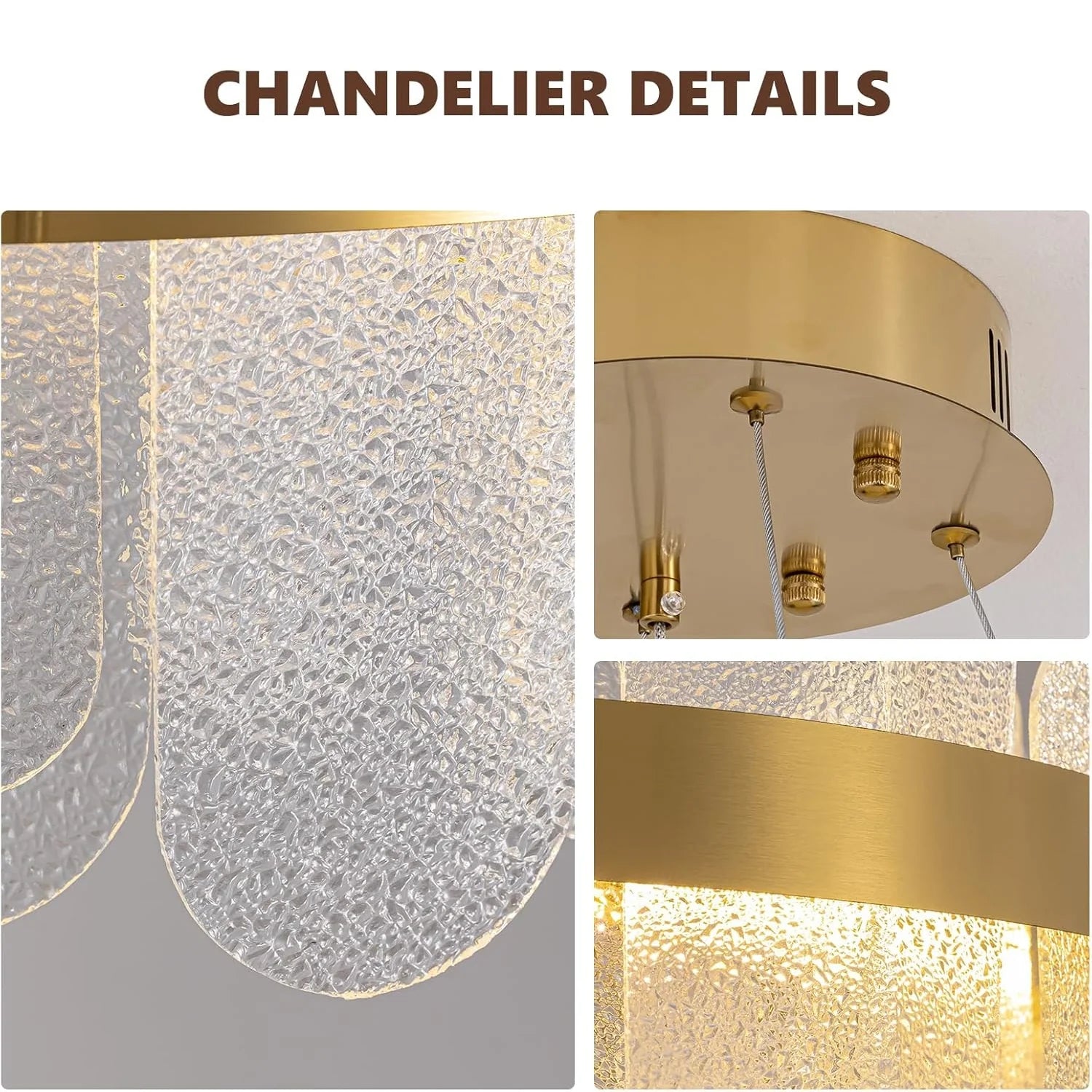 Luxury Duel Tier Round Crystal Chandelier - Sofary Lighting