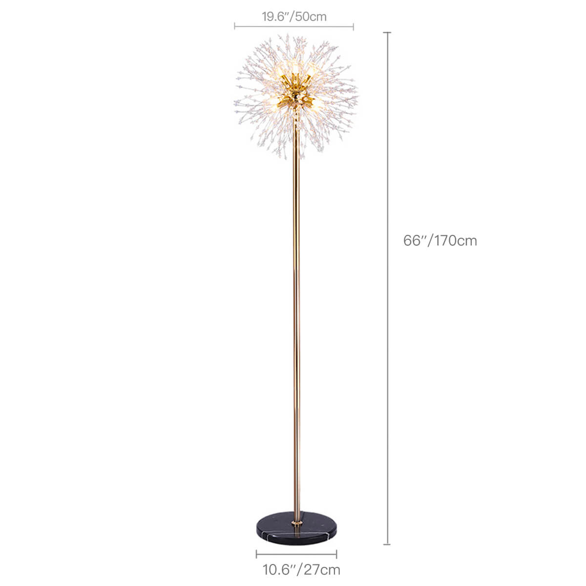 Sputnik-Sphere-Dandelion-Floor-lamp-lamp-dimension| Siljoy