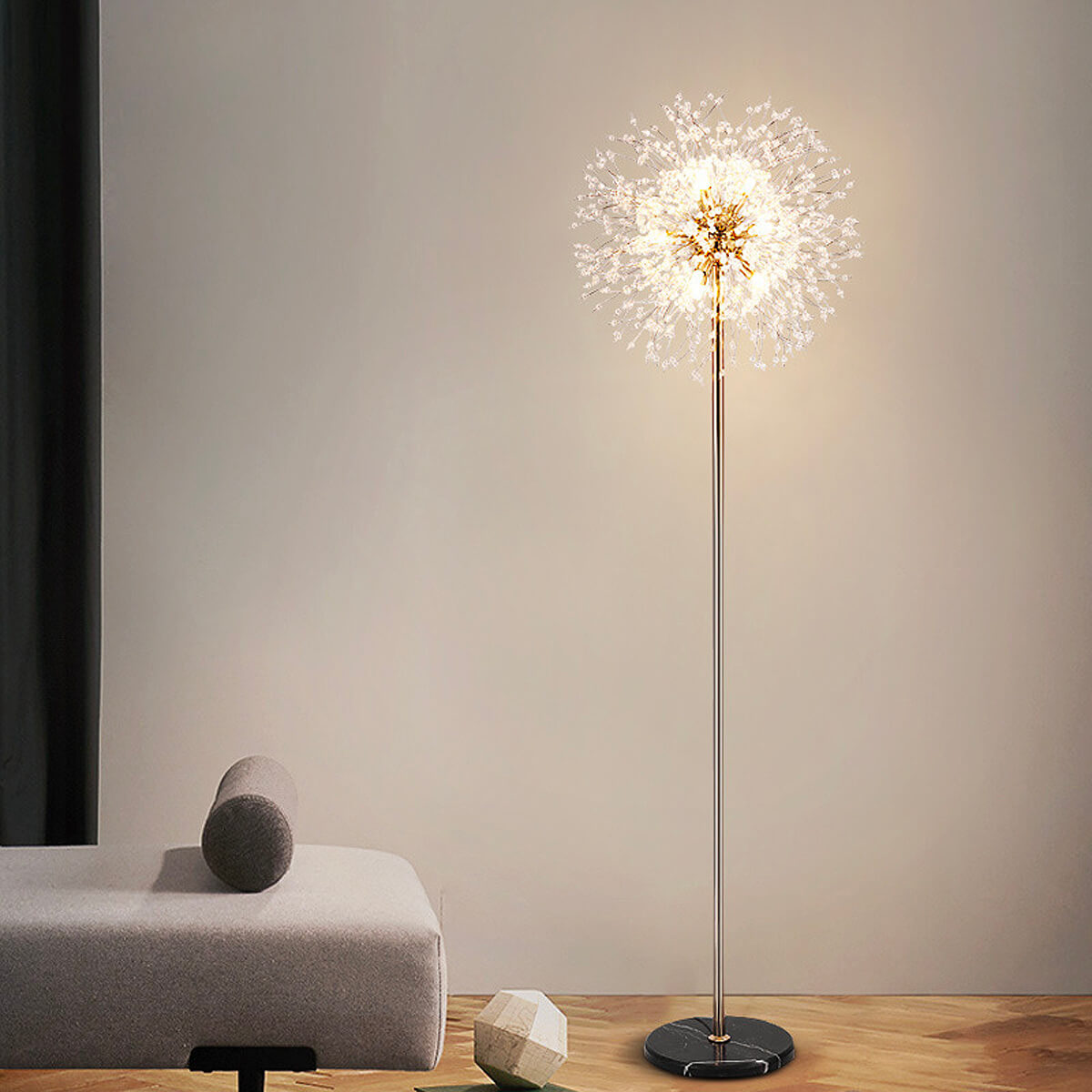 Sputnik-Sphere-Dandelion-Floor-lamp-living room | Siljoy