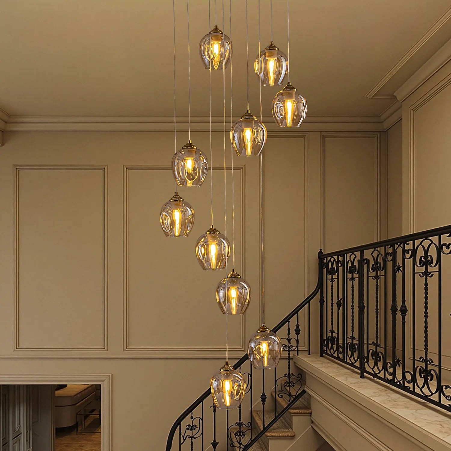 aura-luxury-glass-chandelier-in-foyer-sofary-lighting