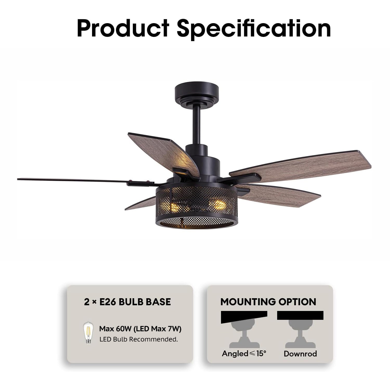 brise-46-farmhouse-rustic-black-cage-ceiling-fan-with-lights-remote-for-bedroom-living-room-15