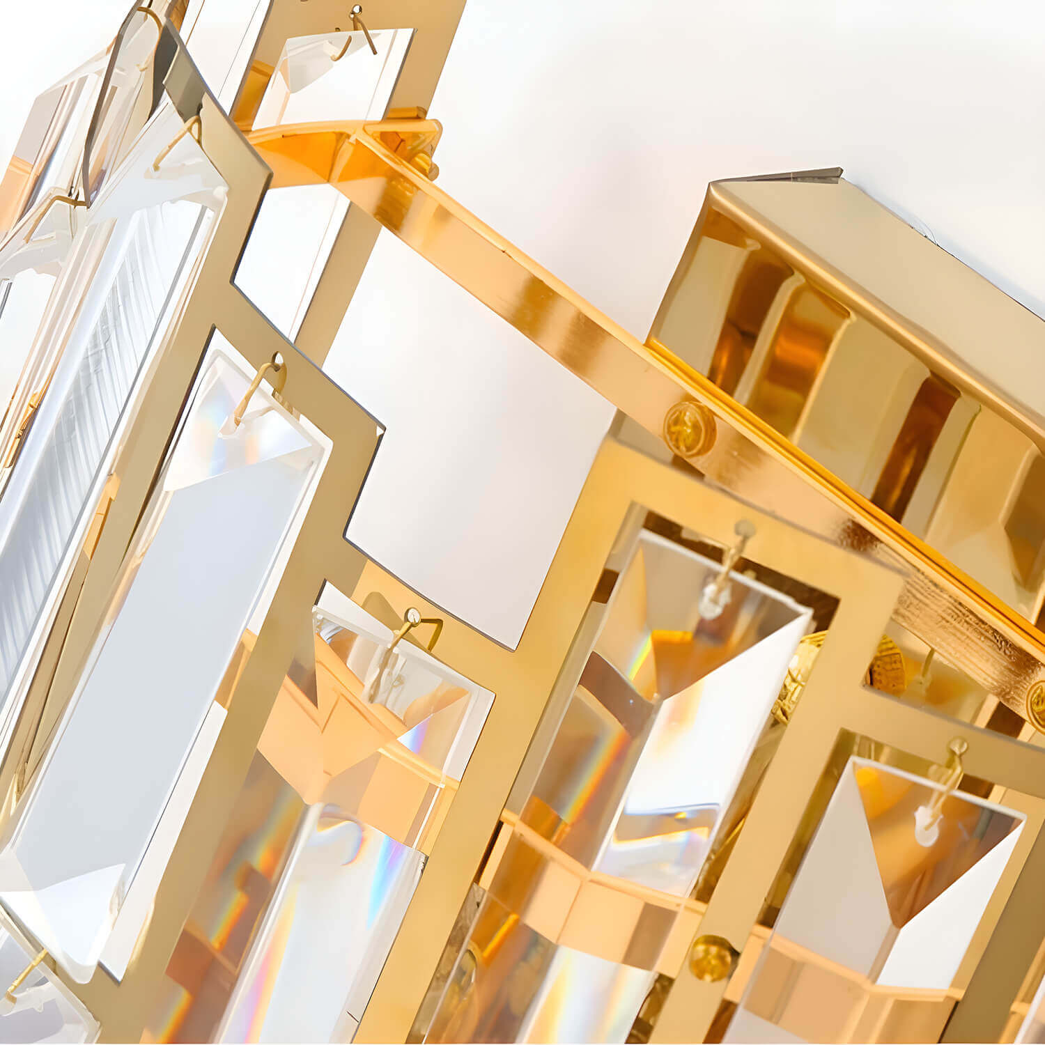 Postmodern Elegant Art Gold Crystal Wall Sconce Lamp for Indoor-detail2 |Siljoy Lighting