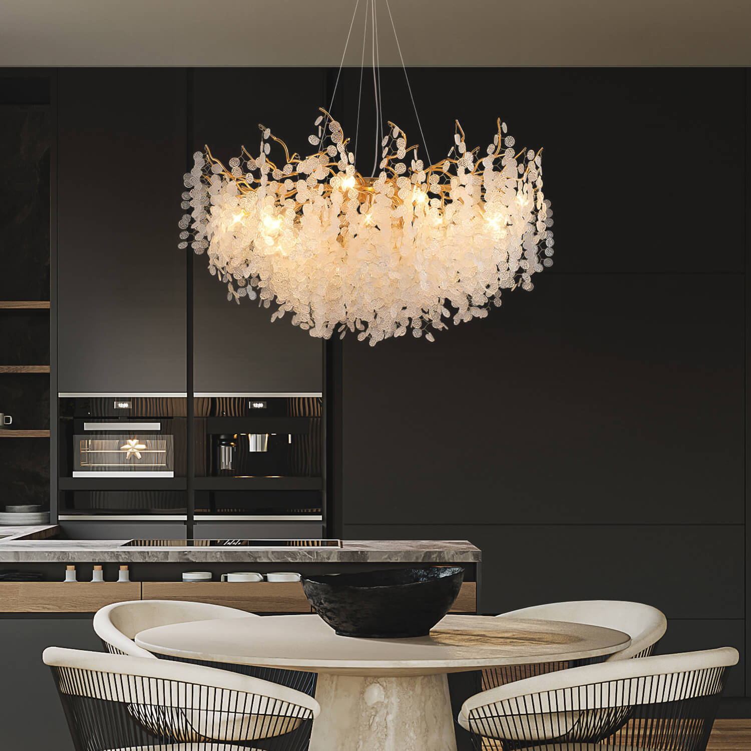 Luxury French Chandelier Money Tree Living Room-4 | Sofary Lighting
