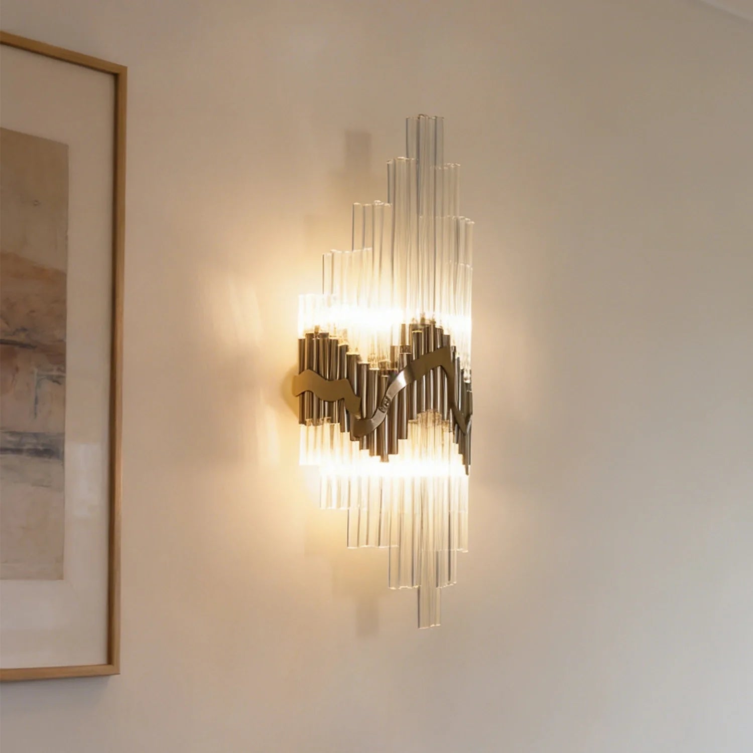 luxury-gold-glass-statement-wall-sconce-Siljoy-lighting