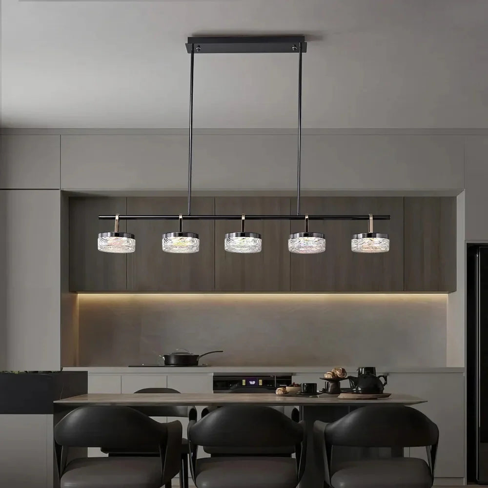 modern-linear-pendant-with-glass-shades-installed-in-dining-room-ch442-20250725-sofary-lighting