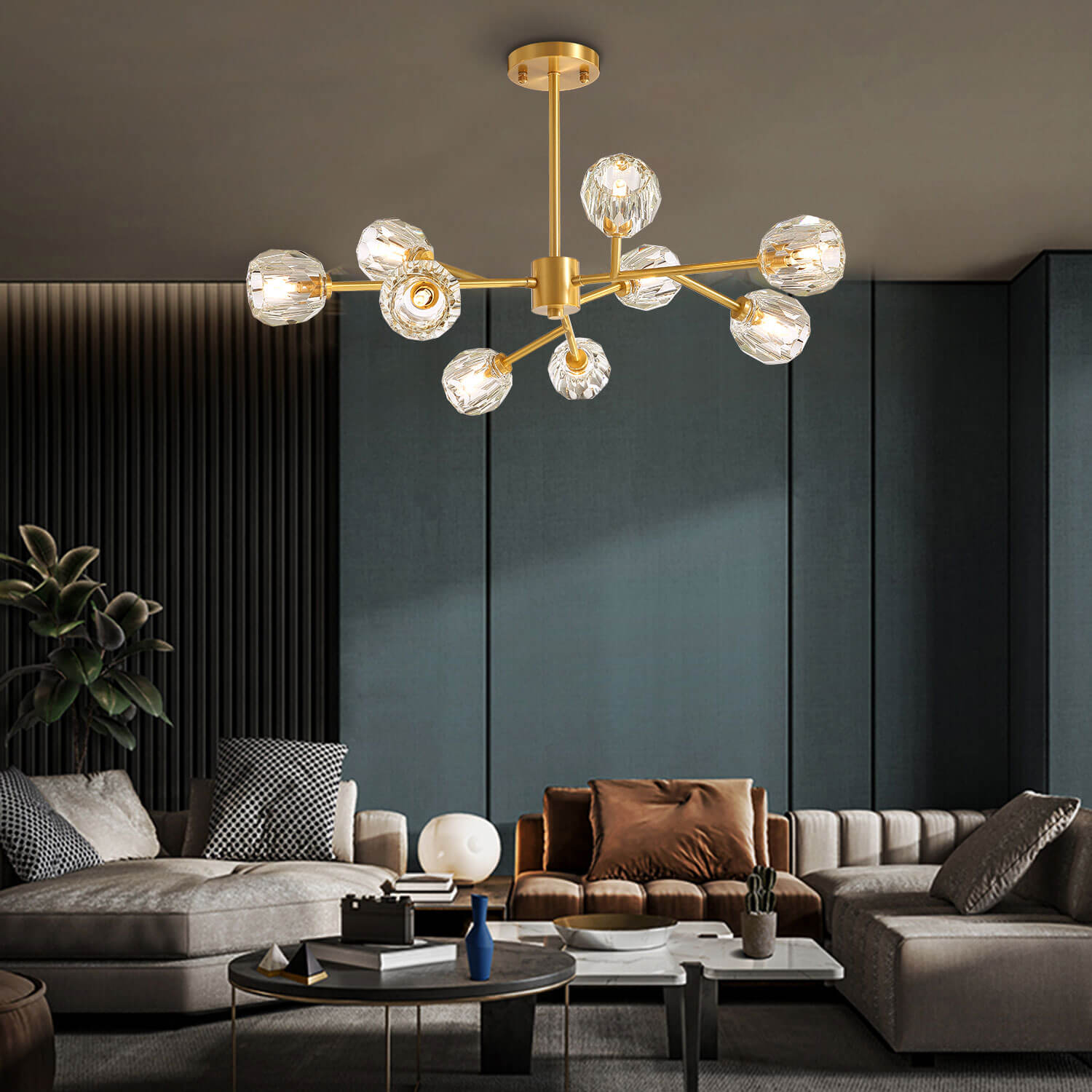 MOOONI-Modern-Gold-Sputnik-Globe-Crystal-Chandelier-Living-Room-9-Lights