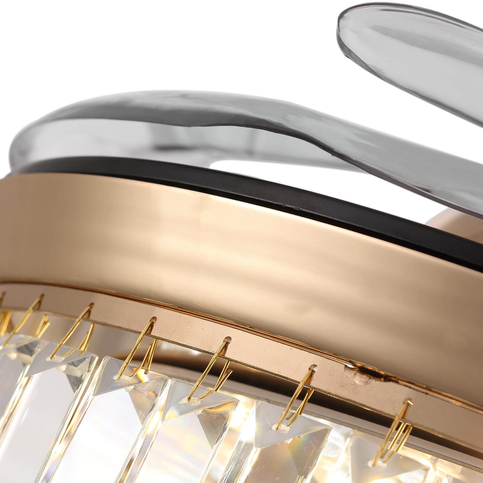 Top-Rated Crystal Gold Retractable l Fandelier