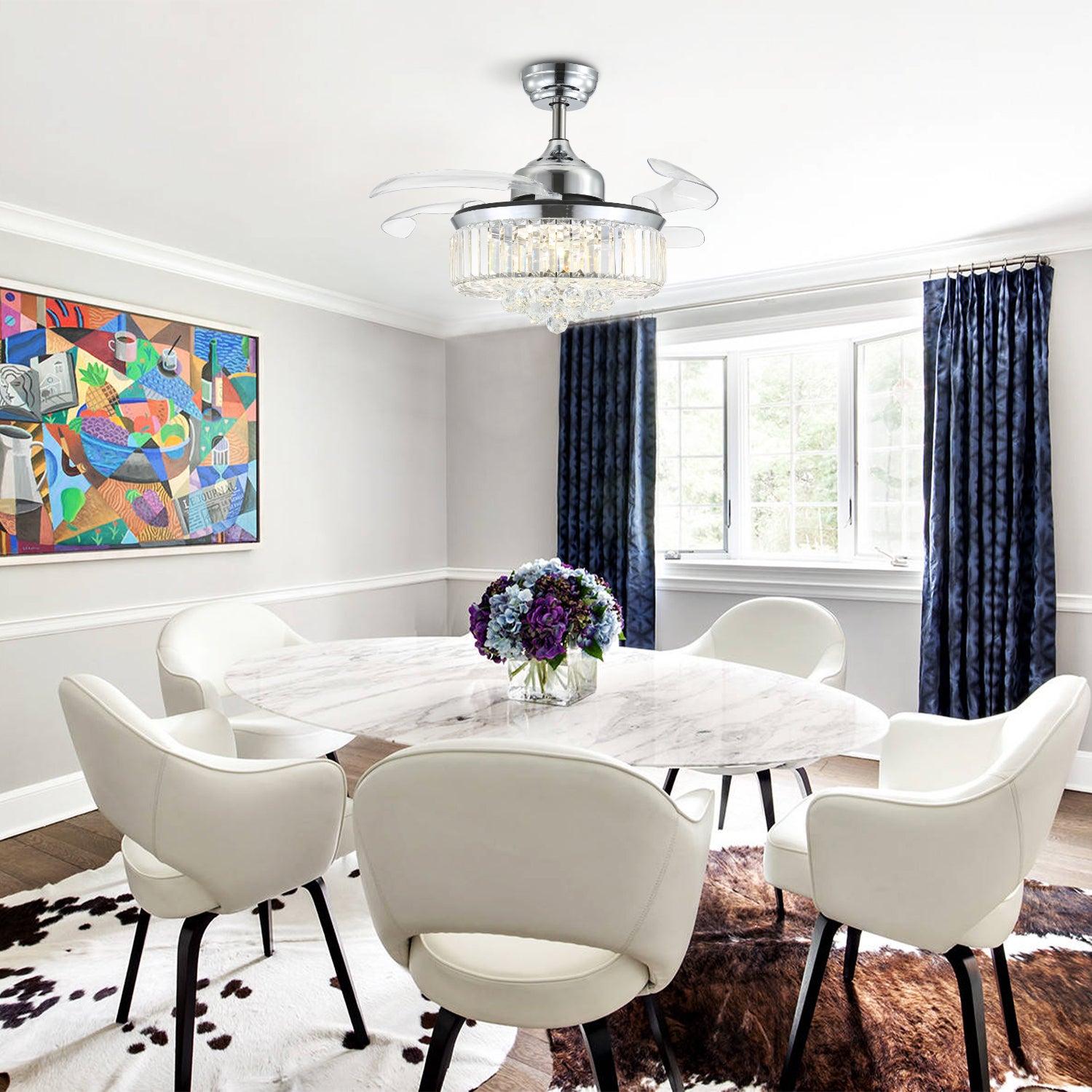 MOOONI-Fan-Chandelier-Chrome-Crystal-Retractable-Ceiling-Fan-Dinning-Room