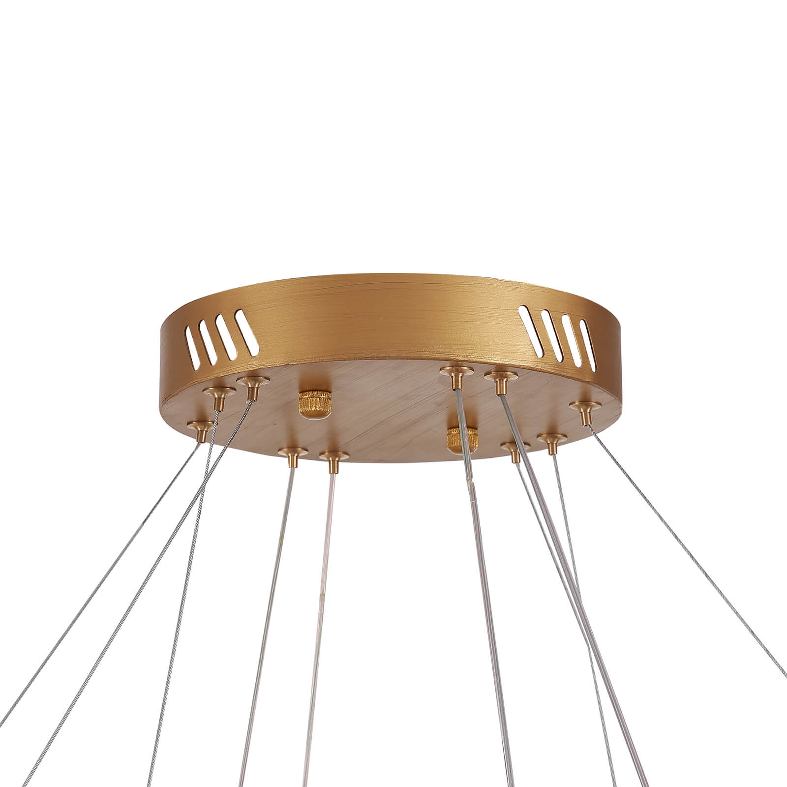 Moooni® Bilayer Triangular Circular Crystal Chandelier