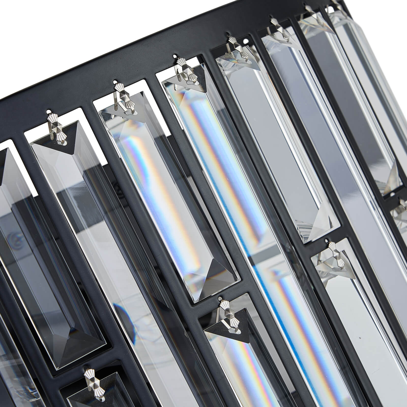 Vintage-Matte-Black-Finish-Semicircle-Wall Lamp