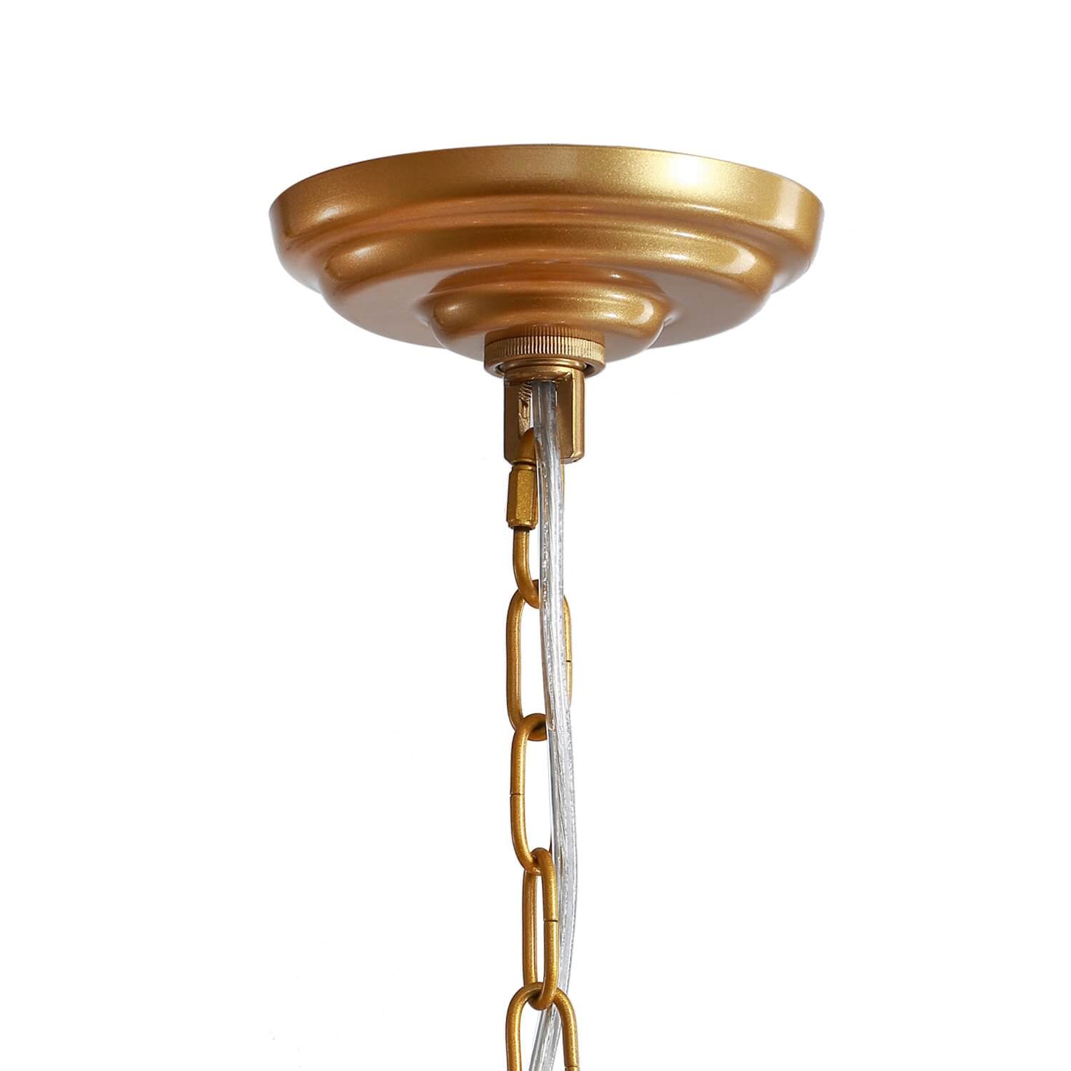 Modern-Gold-Round-Metal-Frame-Pendant-Light-Flush-Mount