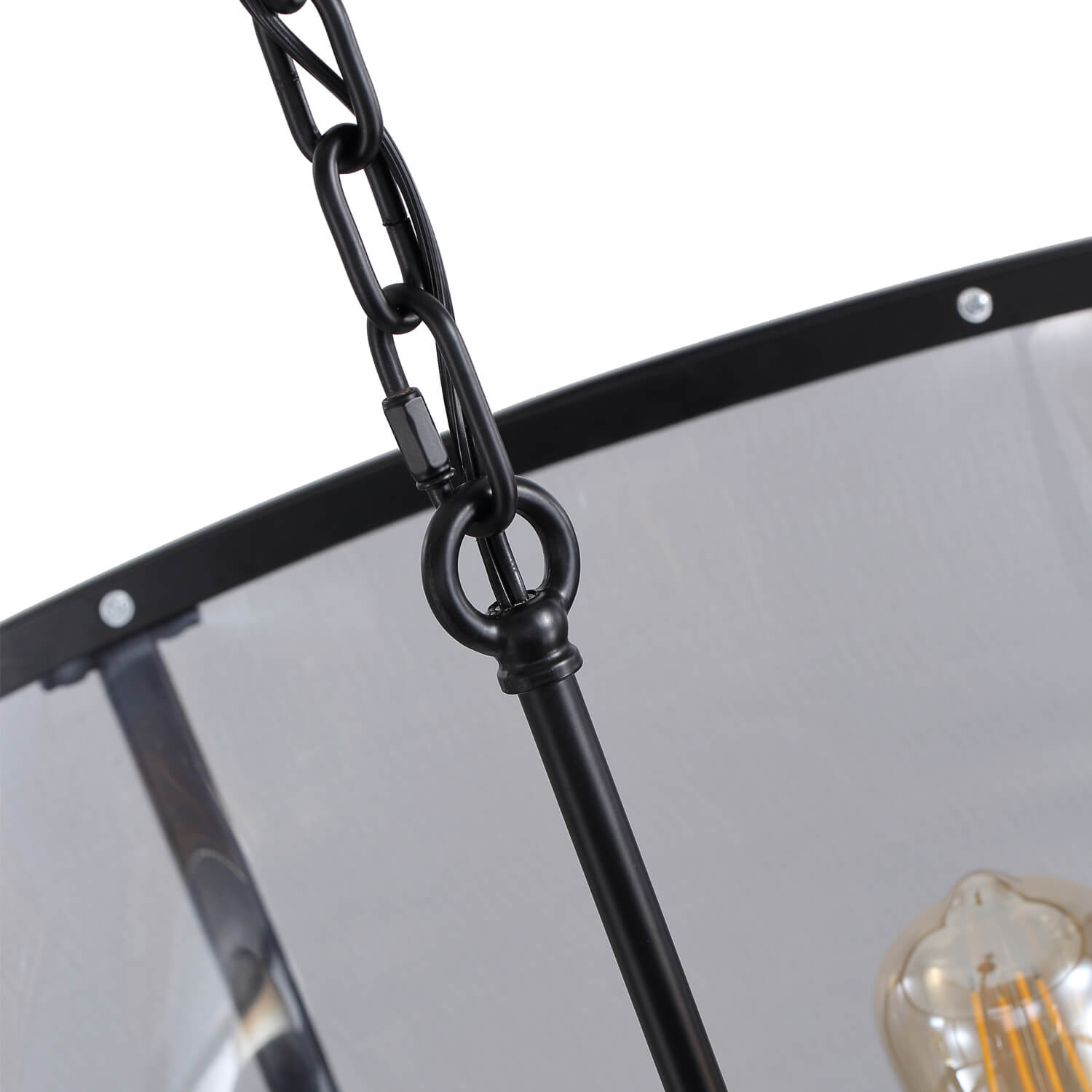 Moooni® Black Farmhouse Iron Caged Pendant Light