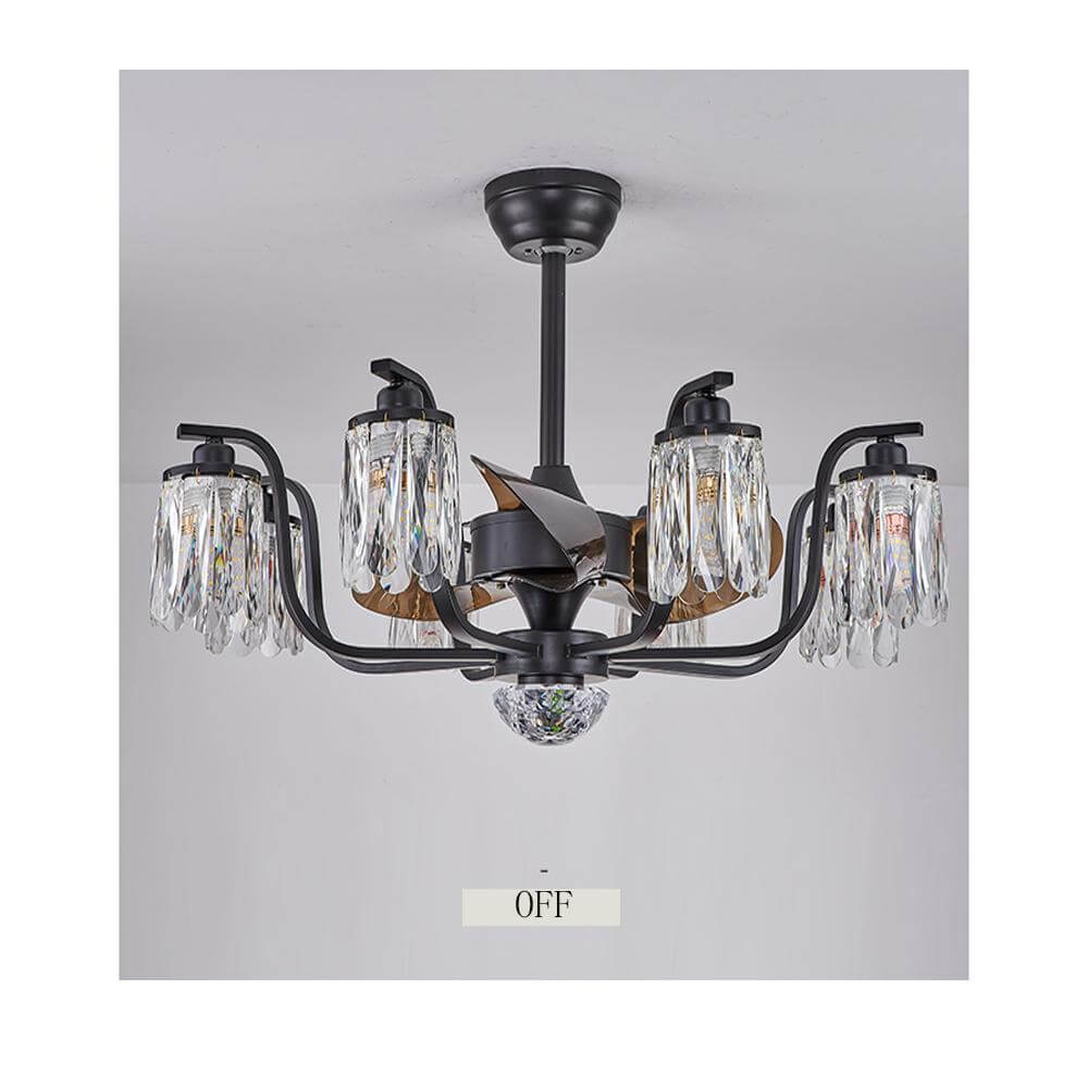 MOOONI-Flower-Bronze-Fandelier-Ceiling-Fan-Close