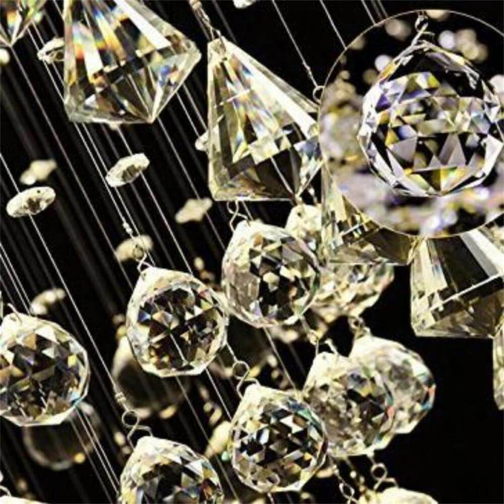 Modern-Chrome-Large-Spiral-Crystal-Chandelier-For-Staircase-Crystal-Detail