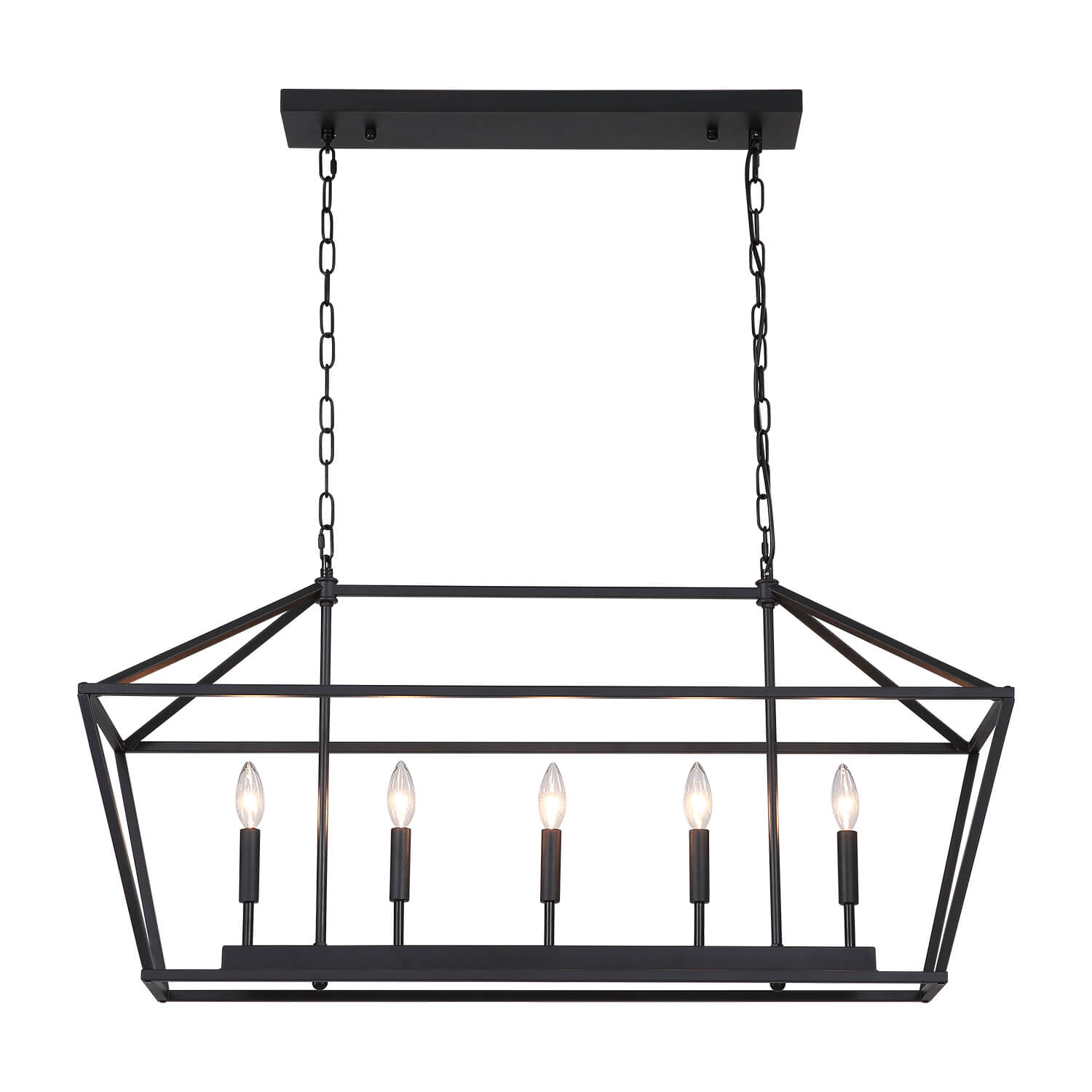 Rustic Iron Handmade 5 Lights Chandelier