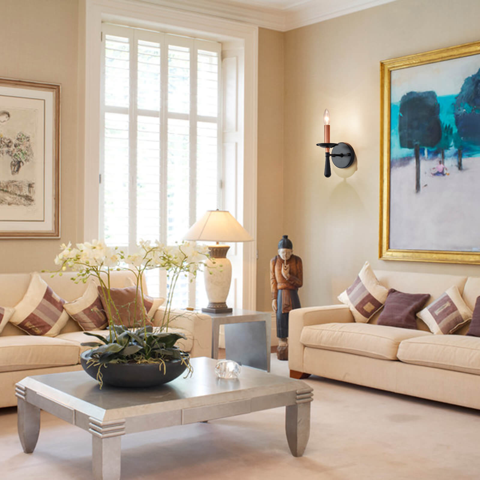 Night Rose Single Head Light Wall Lamp