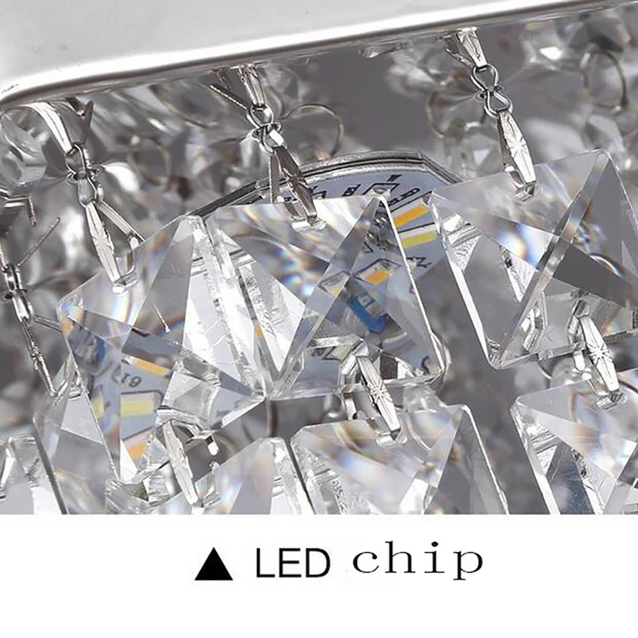 Modern-Chrome-Square-Hallway-Crystal-Chandeler-Shape