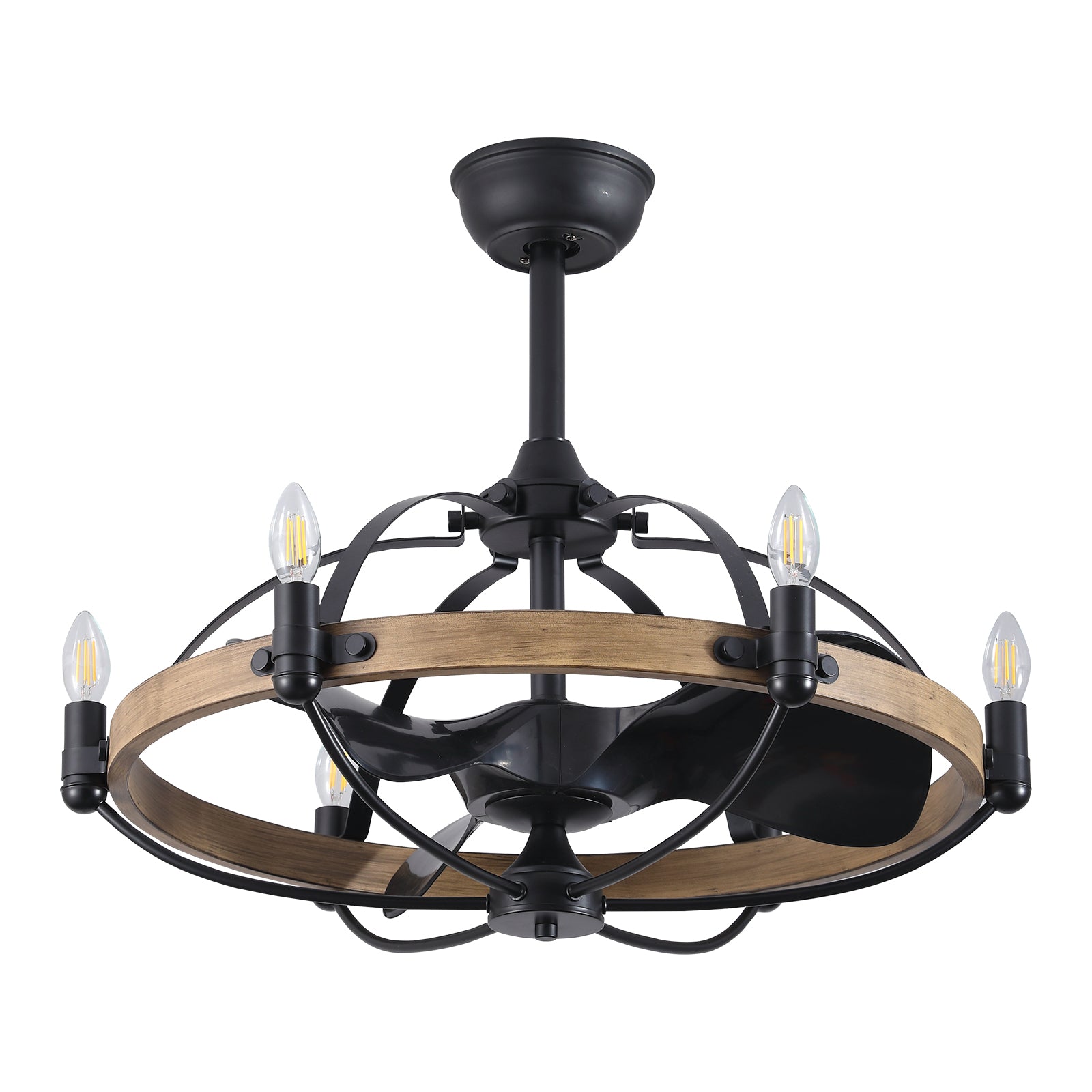 MOOONI-Fandelier-Ceiling-Fan-Industrial-Light-Turn-Off