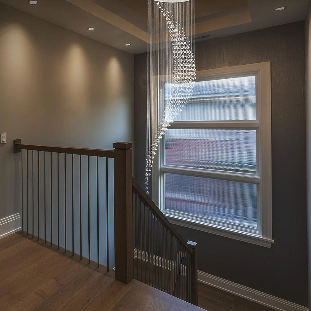 Modern-Chrome-Moon-Shaped-Spiral-Raindrop-Crystal-Chandeler-Staircase