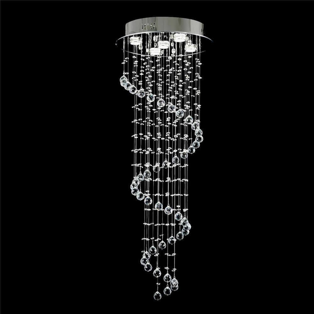 MOOONI-Raindrop-Spiral-Crystal-Chandelier-Staircase