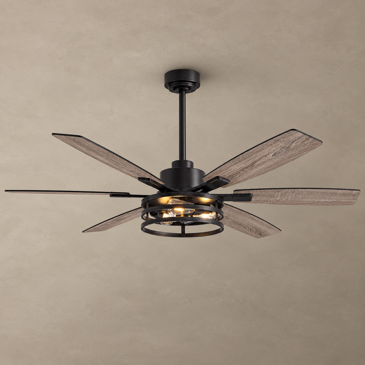 Orokin 60-In Farmhouse Caged Ceiling Fan