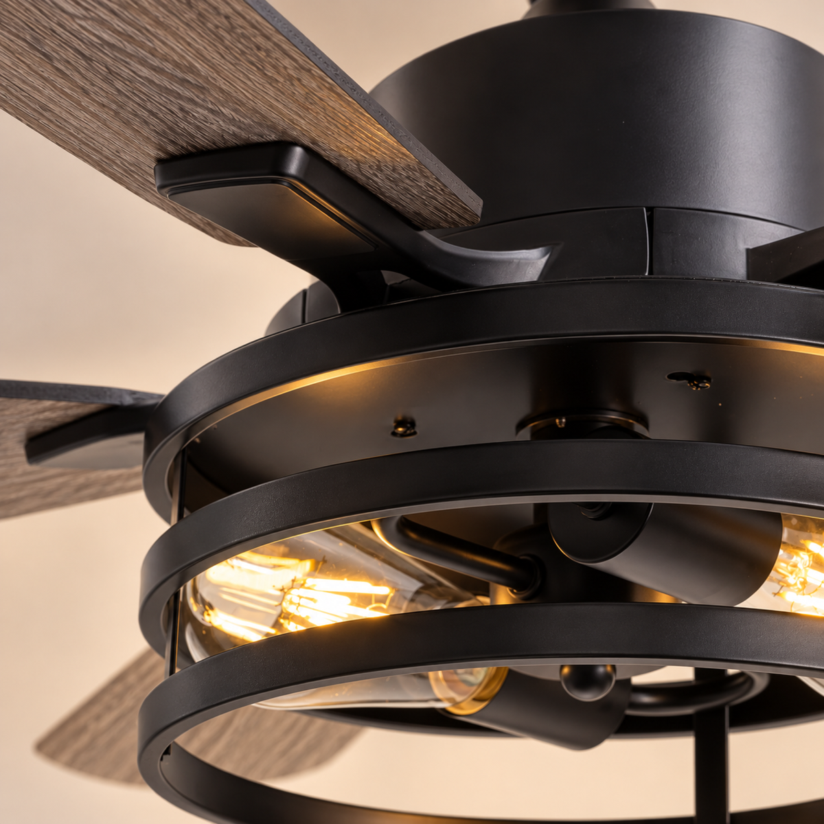 Orokin 52-In Farmhouse Caged Ceiling Fan