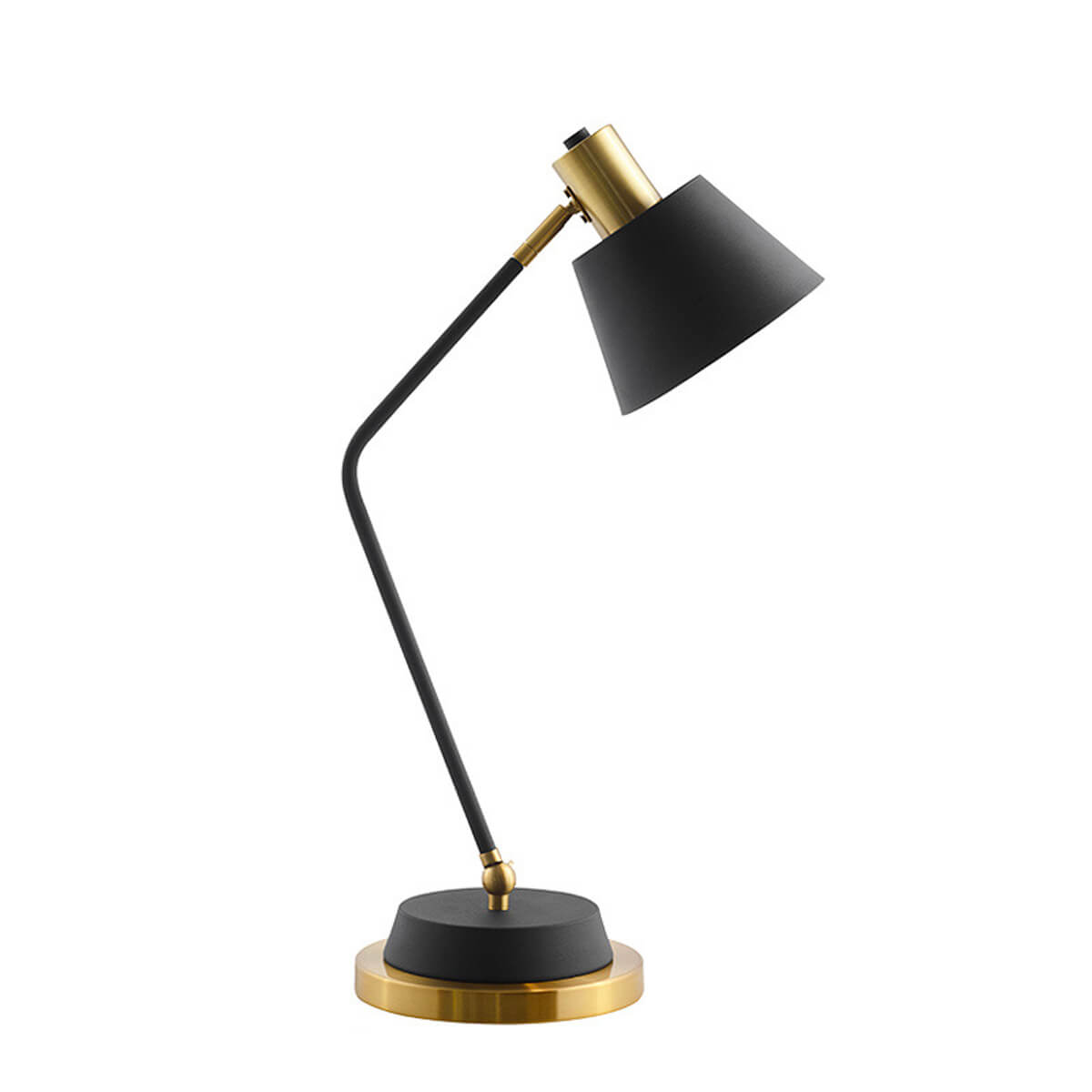 Nordic-modern-desk-lamp-hotel-bedroom-front-view-white | Siljoy