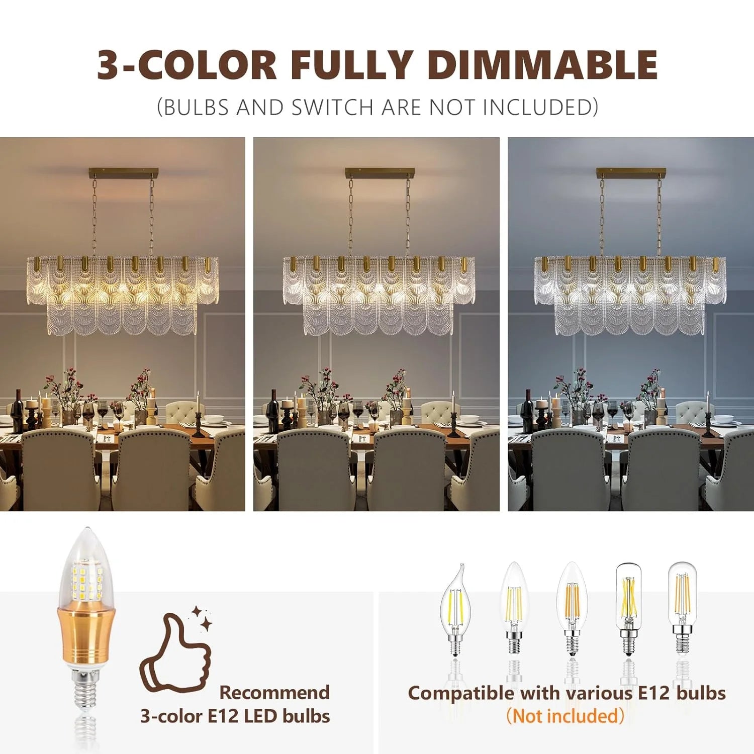 Opulent Rectangular Crystal Chandelier - Sofary Lighting