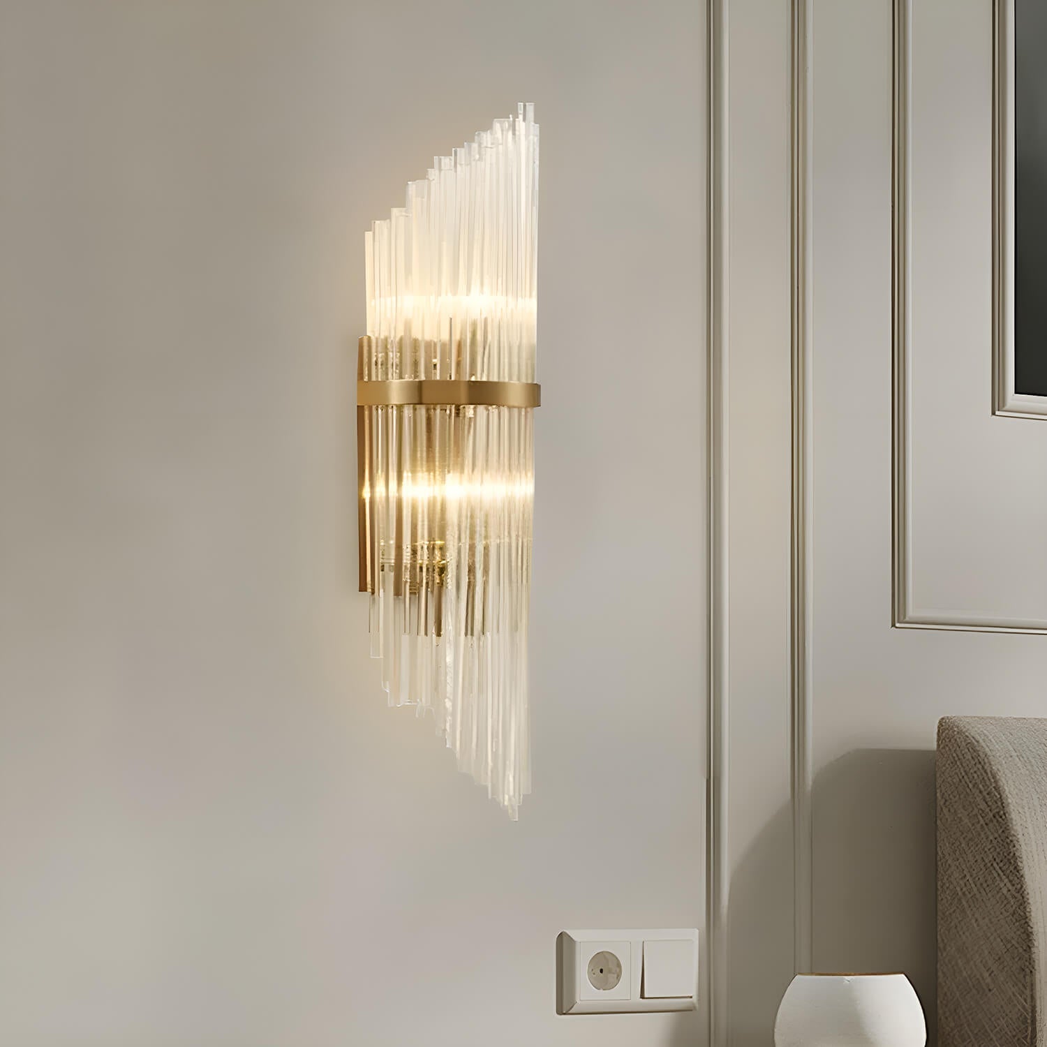 Crystal Wall Sconce Wall Lamp Lighting Fixture-Living Room|Siljoy