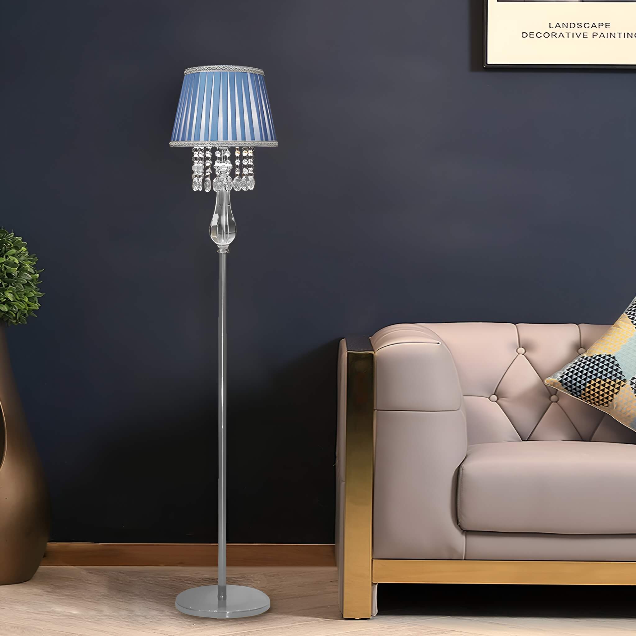 Fashion Crystal Floor Lamp -living-room|Siljoy