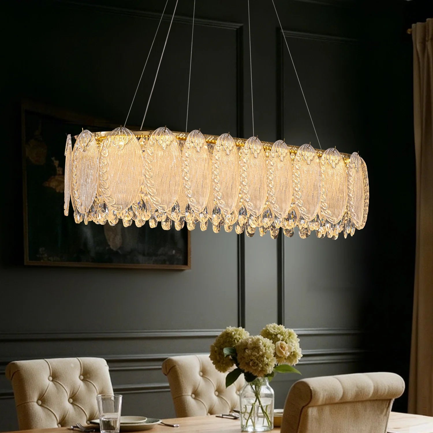 handcrafted-crystal-glass-leaf-oval-chandelier-ch343-sofary-lighting