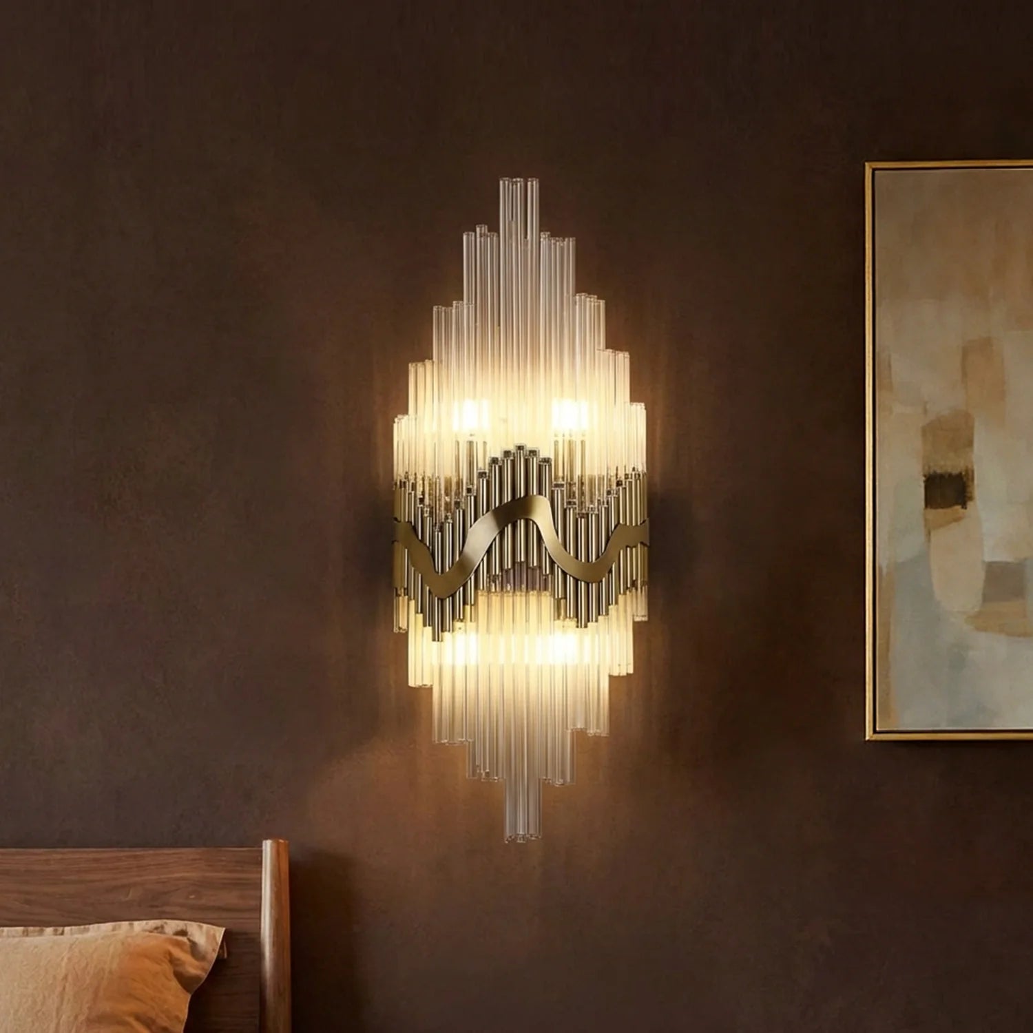 luxury-gold-glass-statement-wall-sconce-Siljoy-lighting