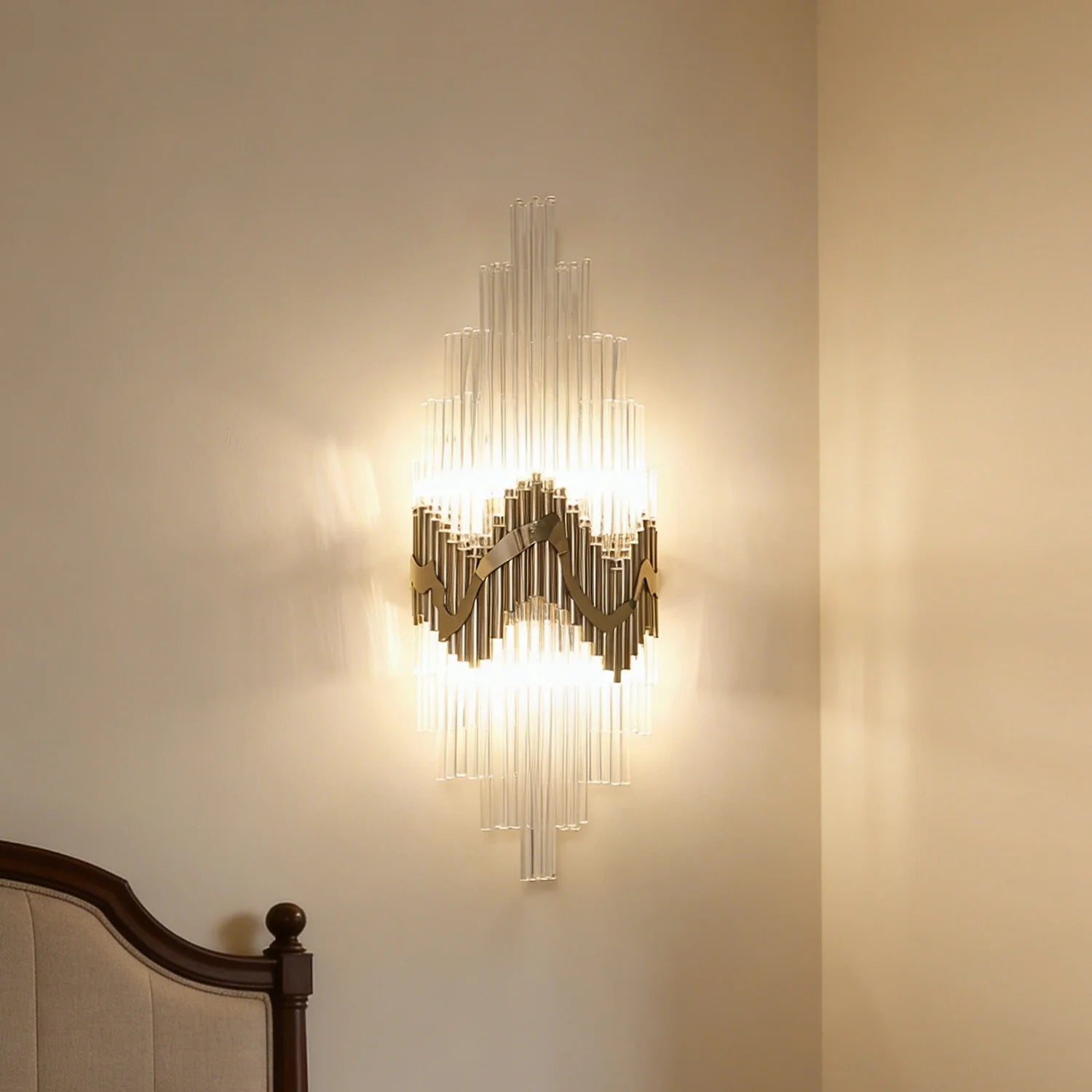 luxury-gold-glass-statement-wall-sconce-Siljoy-lighting
