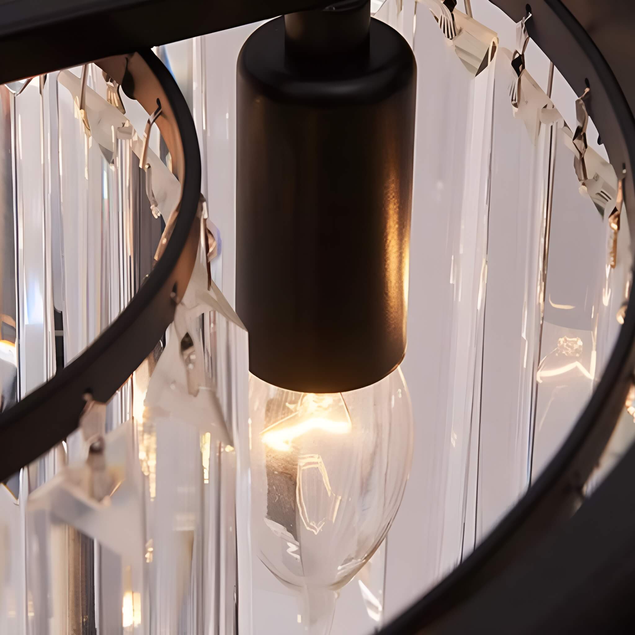 Modern American Crystal Floor Lamp for Elegant Living Spaces-light-on|Siljoy