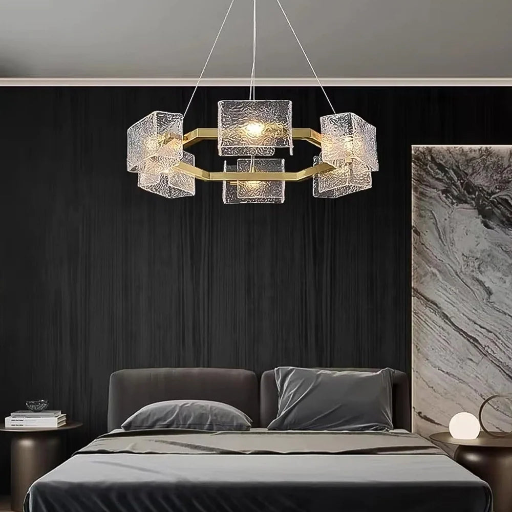 modern-gold-ring-chandelier-with-textured-glass-installed-in-bedroom-ch437-20250718-sofary-lighting