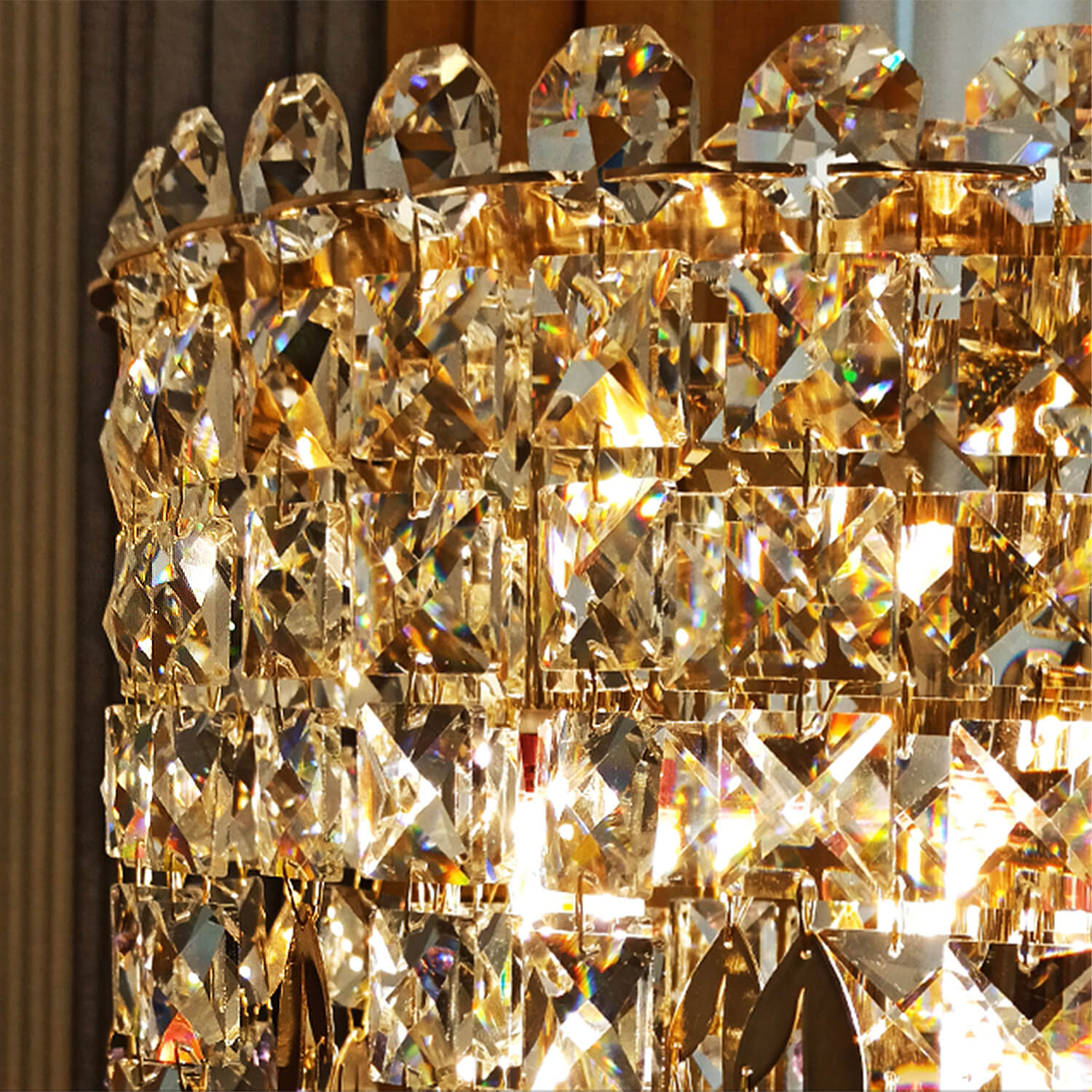 Modern Luxury Crystal Foor Lamp for Bedroom-details-3 |Siljoy
