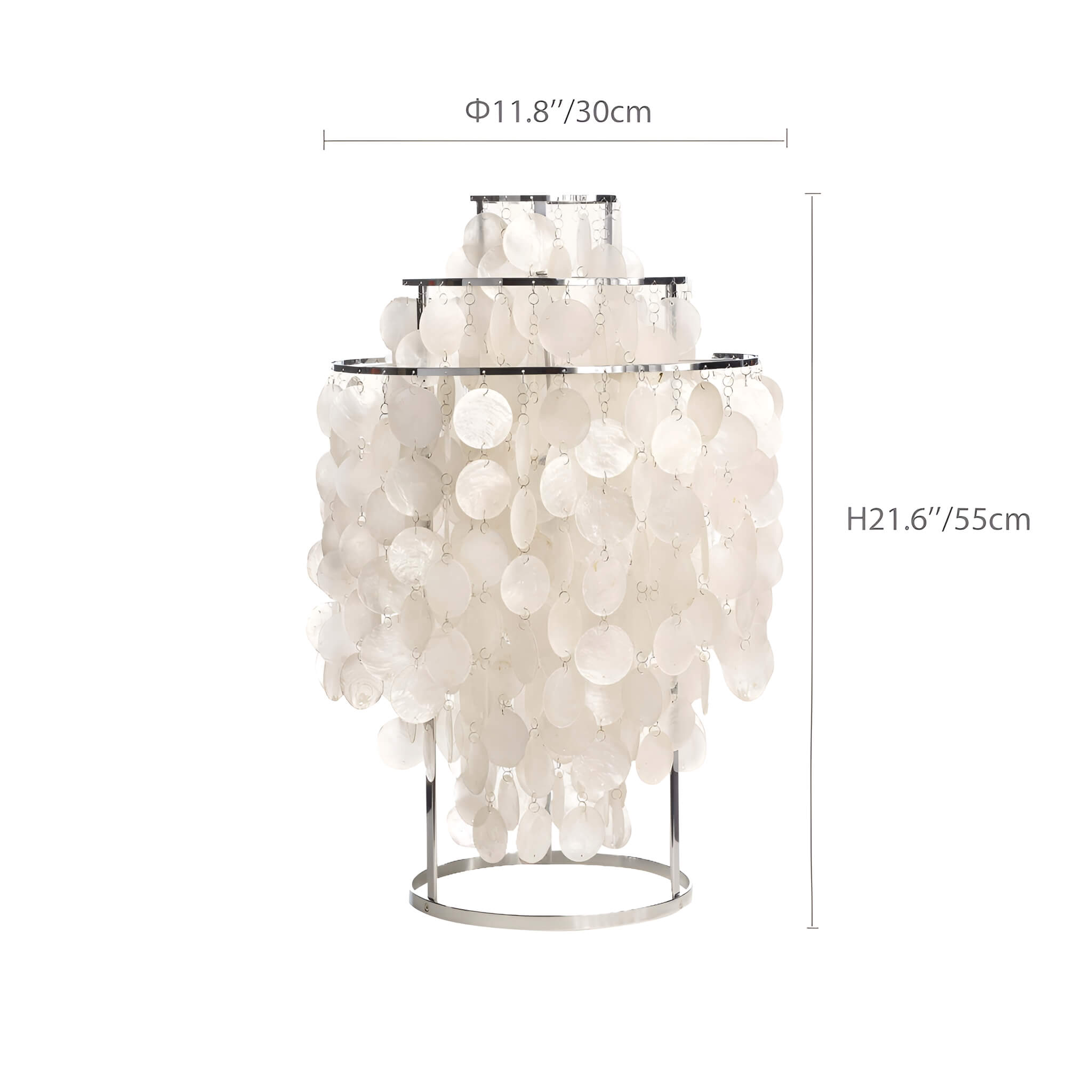 Modern Nordic Seashell Table Lamp -size |Sofary