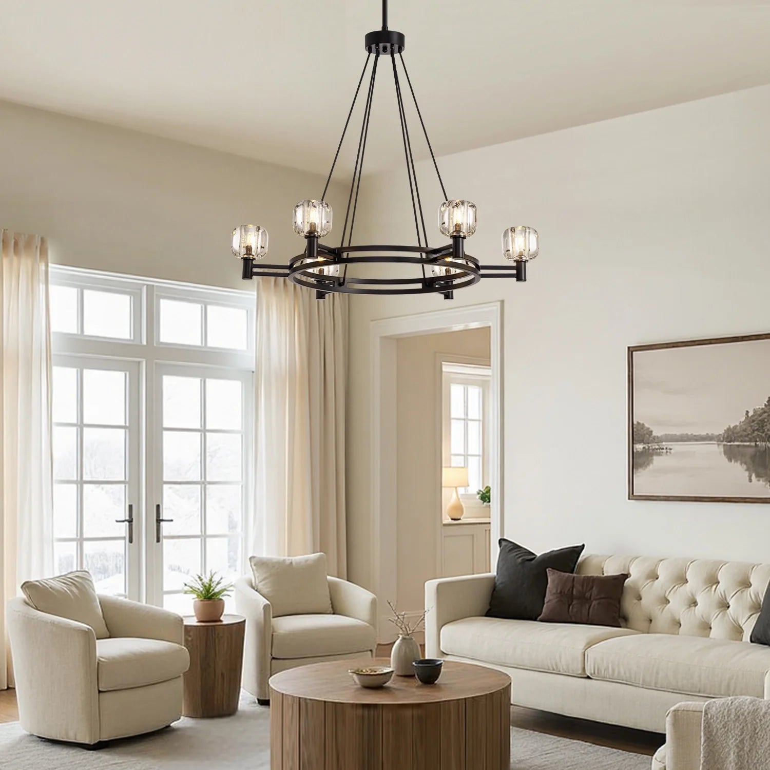 rustic-round-chandelier-with-glass-shades-installed-in-the-living-room-ch460-20250903-sofary-lighting