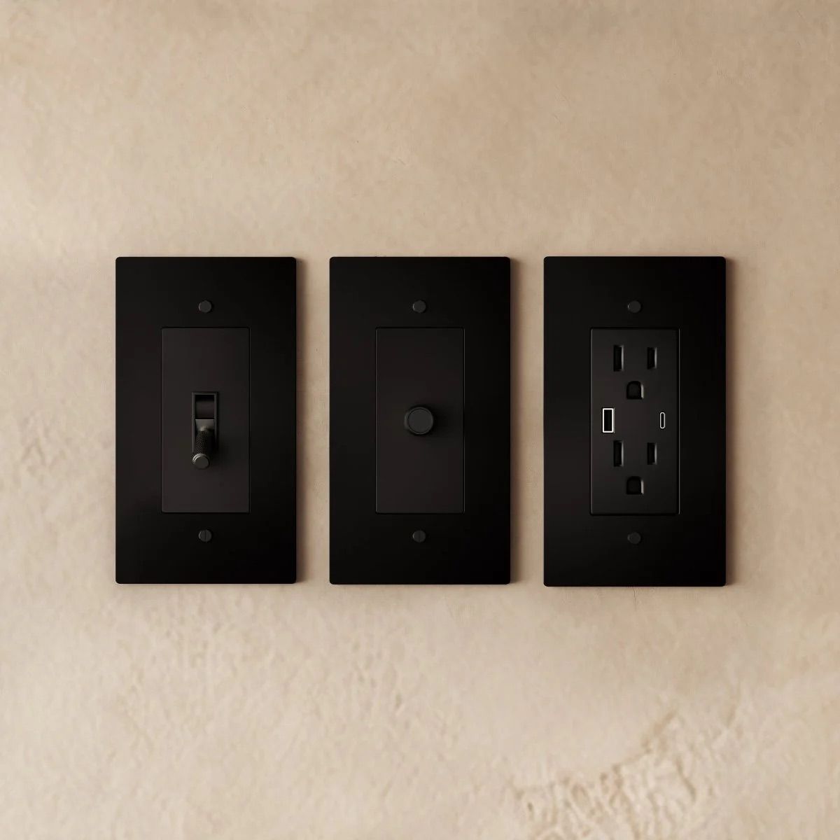 the-brass-electrical-sample-kit-night-black | Sofary Lighting