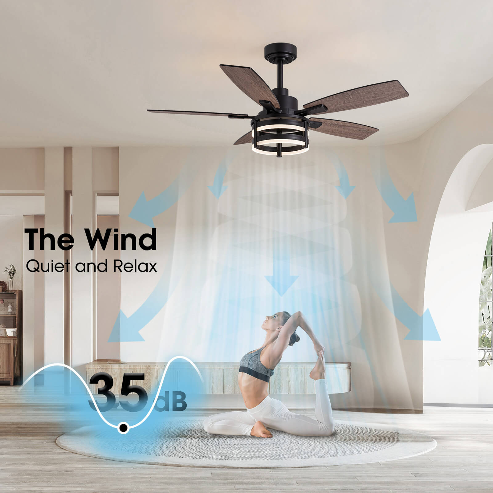 vintara-46-farmhouse-rustic-black-cage-ceiling-fan-with-led-lights-remote-for-bedroom-living-room-5