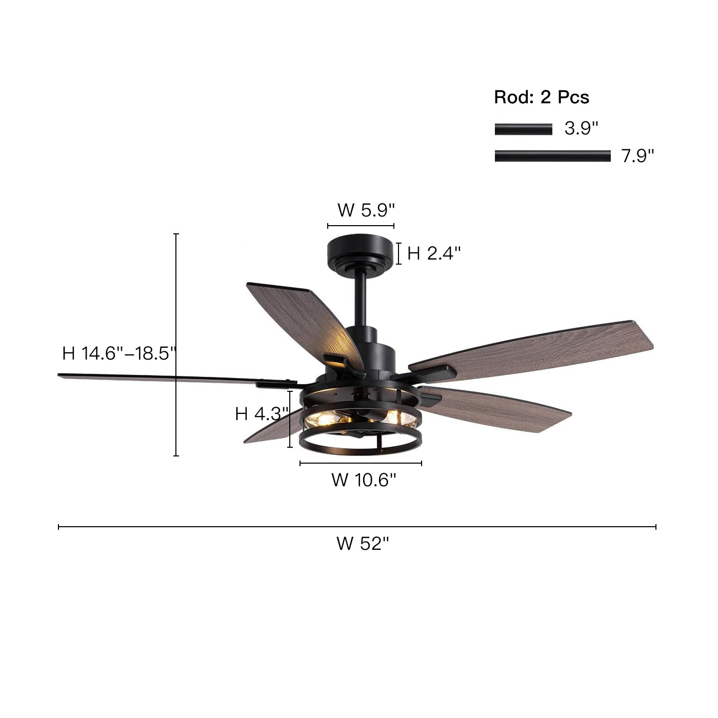 vintara-52“-farmhouse-rustic-black-cage-ceiling-fan-with-lights-remote-included-ideal-for-bedroom-living-room-dimensions