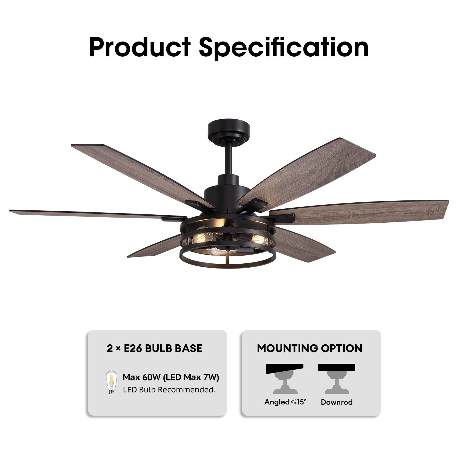 vintara-60-farmhouse-rustic-black-cage-ceiling-fan-with-lights-remote-included-ideal-for-bedroom-living-room-main-22