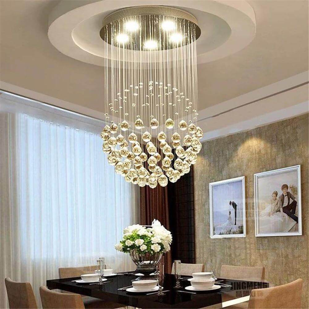 MOOONI-Modern-Chrome-Raindrop-Ball-Crystal-Chandeler-Dining-Room