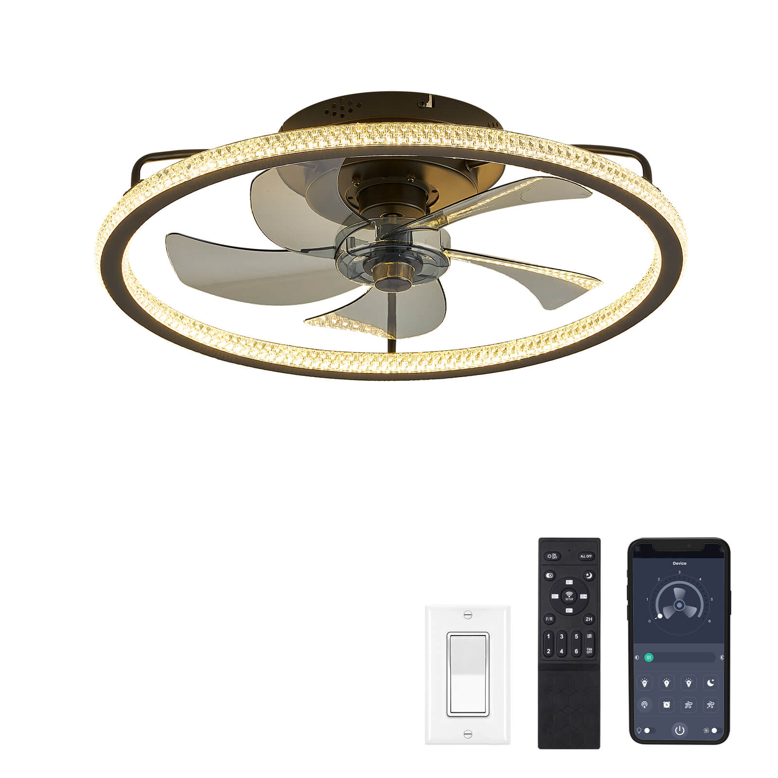 Minimalism Sparkling Diamond Fandelier