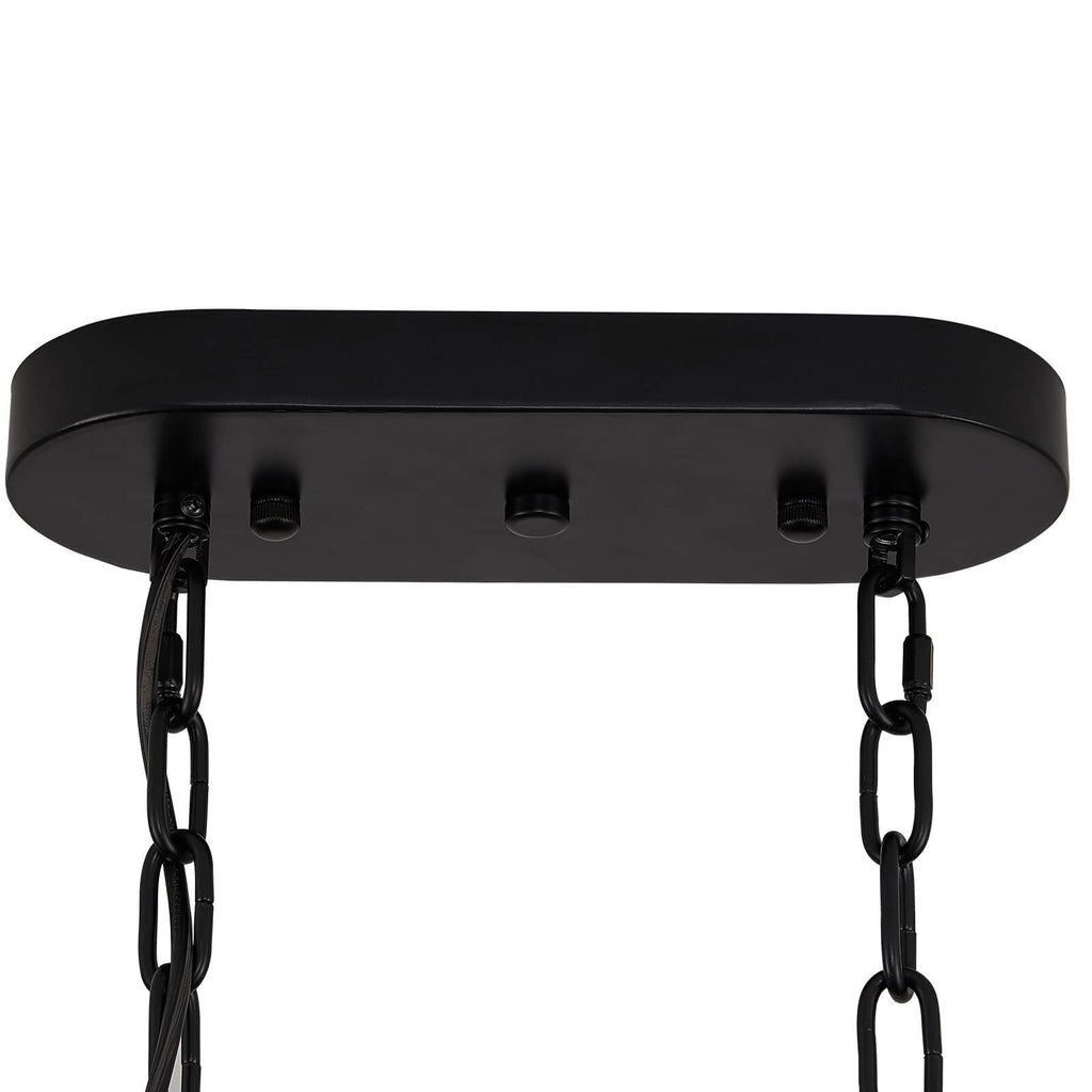 MOOONI-Vintage-Oval-Rectangular-Matte-Black-Crystal-Chandelier-Flush-Mount
